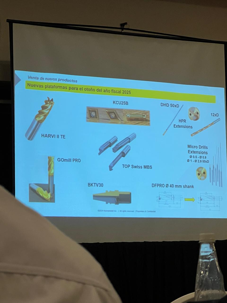 Presentación de nuevas plataformas de herramientas Kennametal FY 2025 en evento de distribuidores